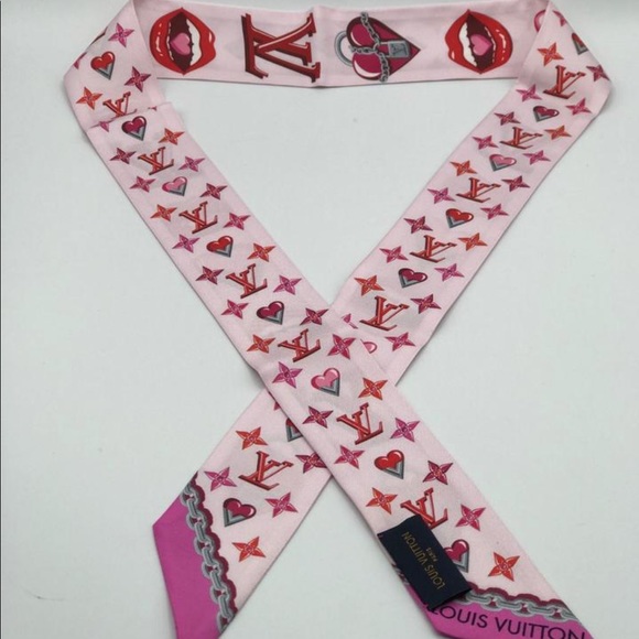 Louis Vuitton Lucky Bb Bandeau Neckerchief Twilly - Picture 3 of 8